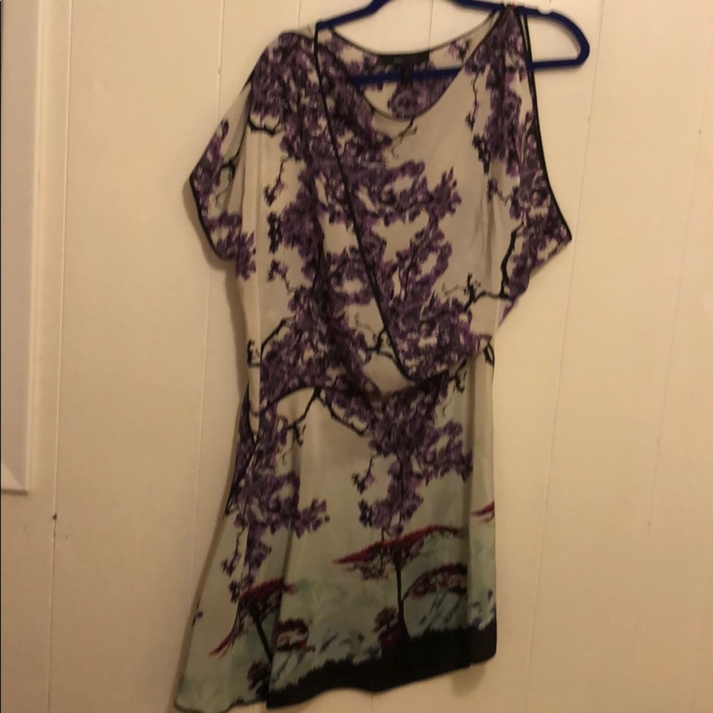 BCBG MaxAzria asymmetrical slip dress